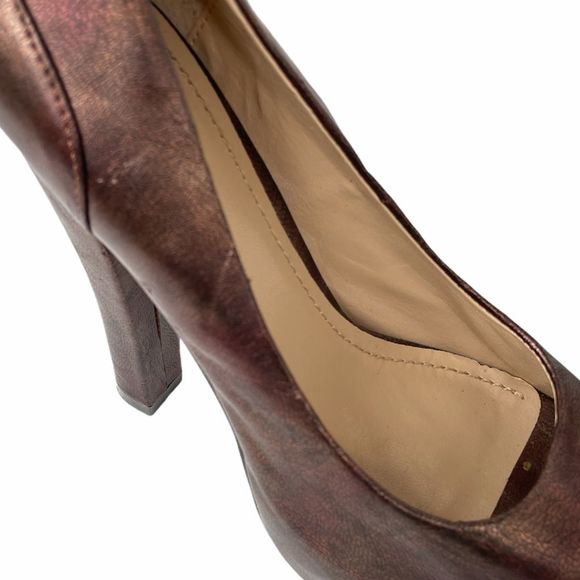 Marco Santi Laura Open Toe High Heels, Copper, 8 - Picture 7 of 10